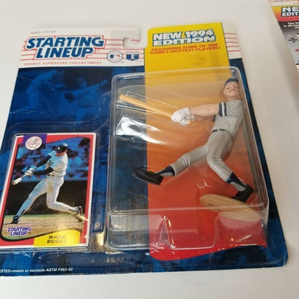 MLB Starting Lineup Wade Boggs New York Yankees 1994 Toronto Blue Jay Joe Carter - Picture 6 of 7